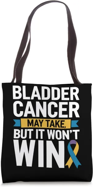 Bladder Cancer Awareness Cancer Sucks Chemotherapy Tote Bag