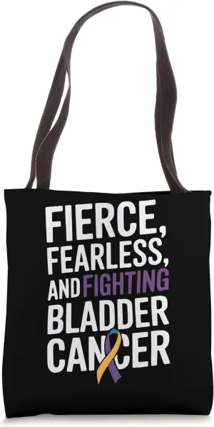 Bladder Cancer Awareness Cancer Sucks Chemotherapy Tote Bag
