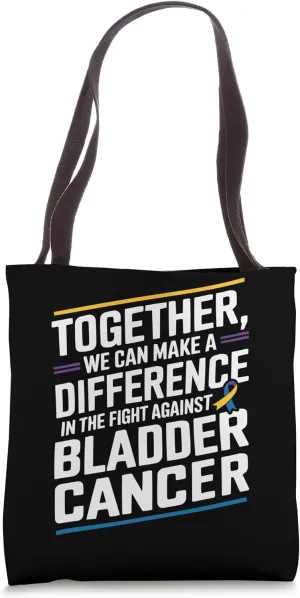 Bladder Cancer Awareness Cancer Sucks Chemotherapy Tote Bag