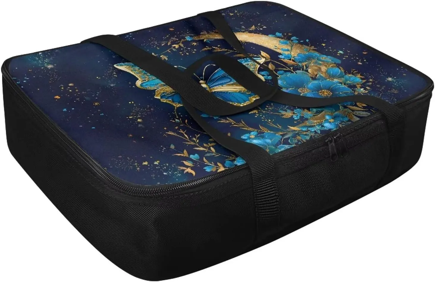 Blue Butterfly Insulated Casserole Carriers for Hot or Cold Food - Perfect for Beach Parties & Picnics