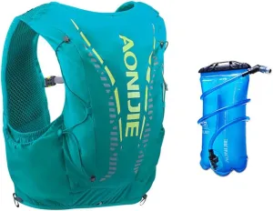 BlueField 12L High Capacity Hydration Backpack with 8 Pockets Lightweight Trailrunning Vest for Hiking, Cycling, Climbing,Camping