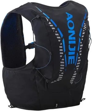 BlueField 12L High Capacity Hydration Backpack with 8 Pockets Lightweight Trailrunning Vest for Hiking, Cycling, Climbing,Camping