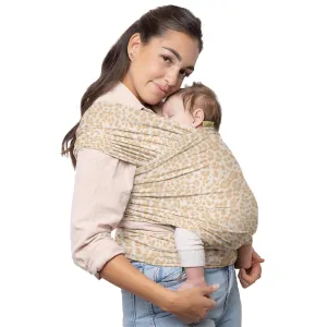 Boba Baby Wrap Carrier - Original Baby Carrier Wrap Sling for Newborns - Baby Wearing Essentials - Newborn Wrap Swaddle Holder, Newborn to Toddler Infant Sling (Sand Leopard)