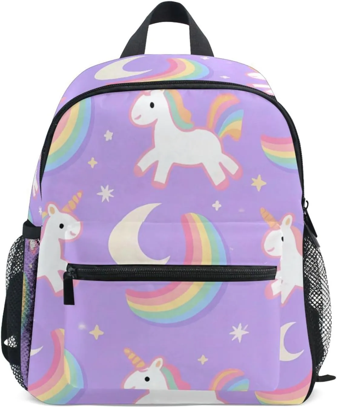 Bolaz Upgraded Backpack for School Teenagers Girls Boys-Unicorn Pattern,Travel Bag with Chest Buckle and Whistle