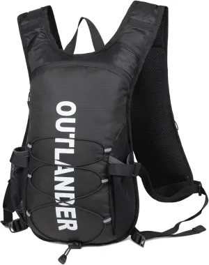 Breathable Hydration Backpack Nylon Reflective Water Bladder Backpack for Cycling Running/1679
