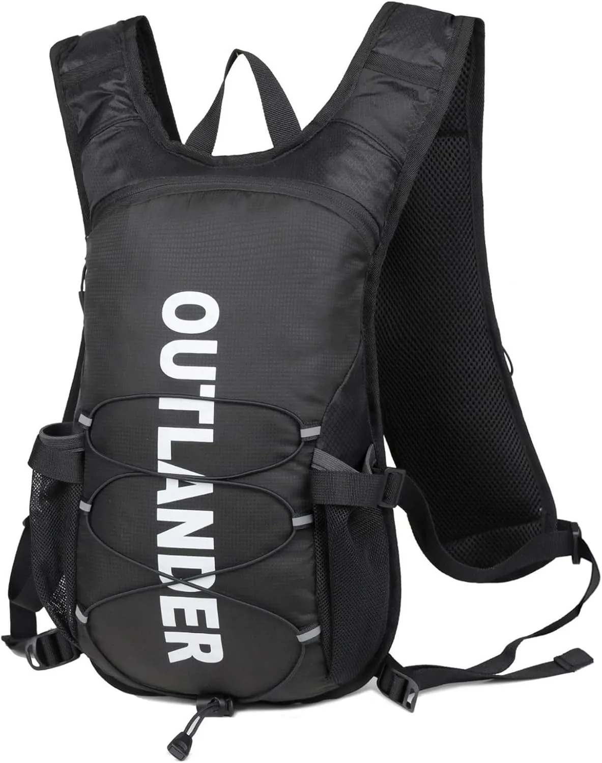 Breathable Hydration Backpack Nylon Reflective Water Bladder Backpack for Cycling Running/1679