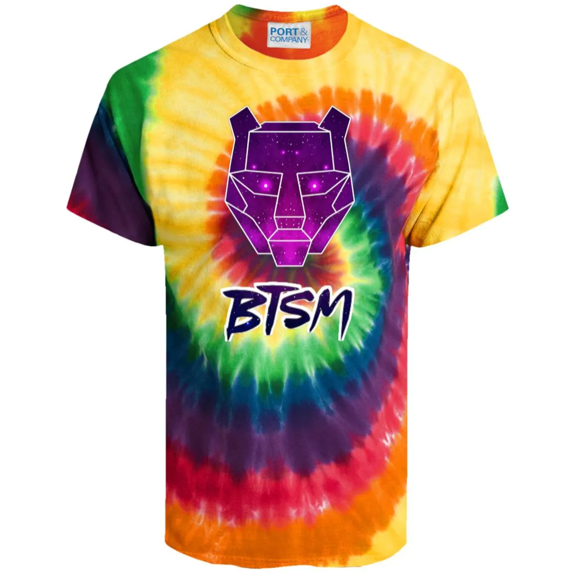 BTSM Black Tiger Sex Machine Tie-Dye Music Festival T-Shirt