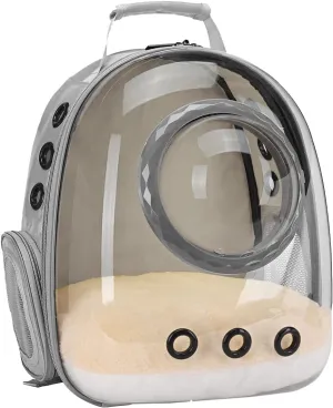 Bubble Cat Carrier Backpack, Transparent Pet Carrier Backpack for Small Puppy and Bunny, Space Capsule Bubble Cat Backpack Carrier, Airline Approved