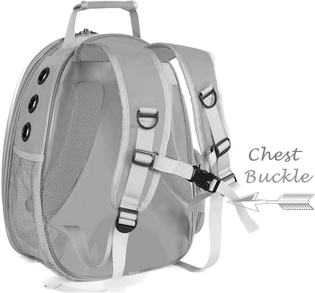 Bubble Cat Carrier Backpack, Transparent Pet Carrier Backpack for Small Puppy and Bunny, Space Capsule Bubble Cat Backpack Carrier, Airline Approved