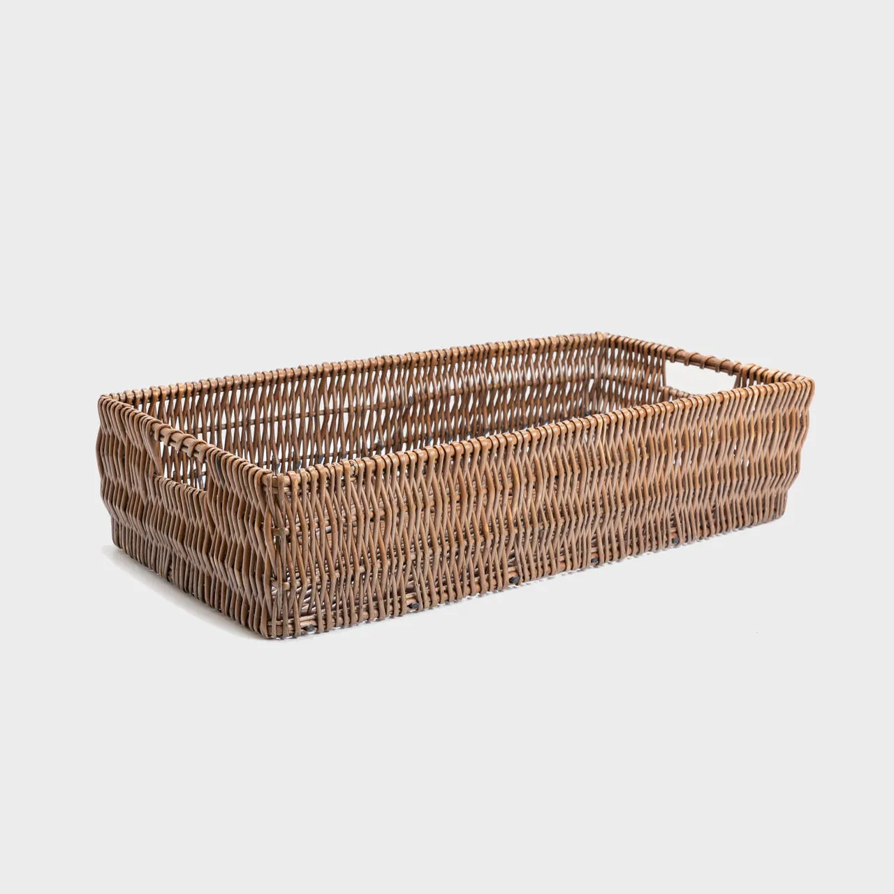Burbage extra large natural wicker basket 170mm high