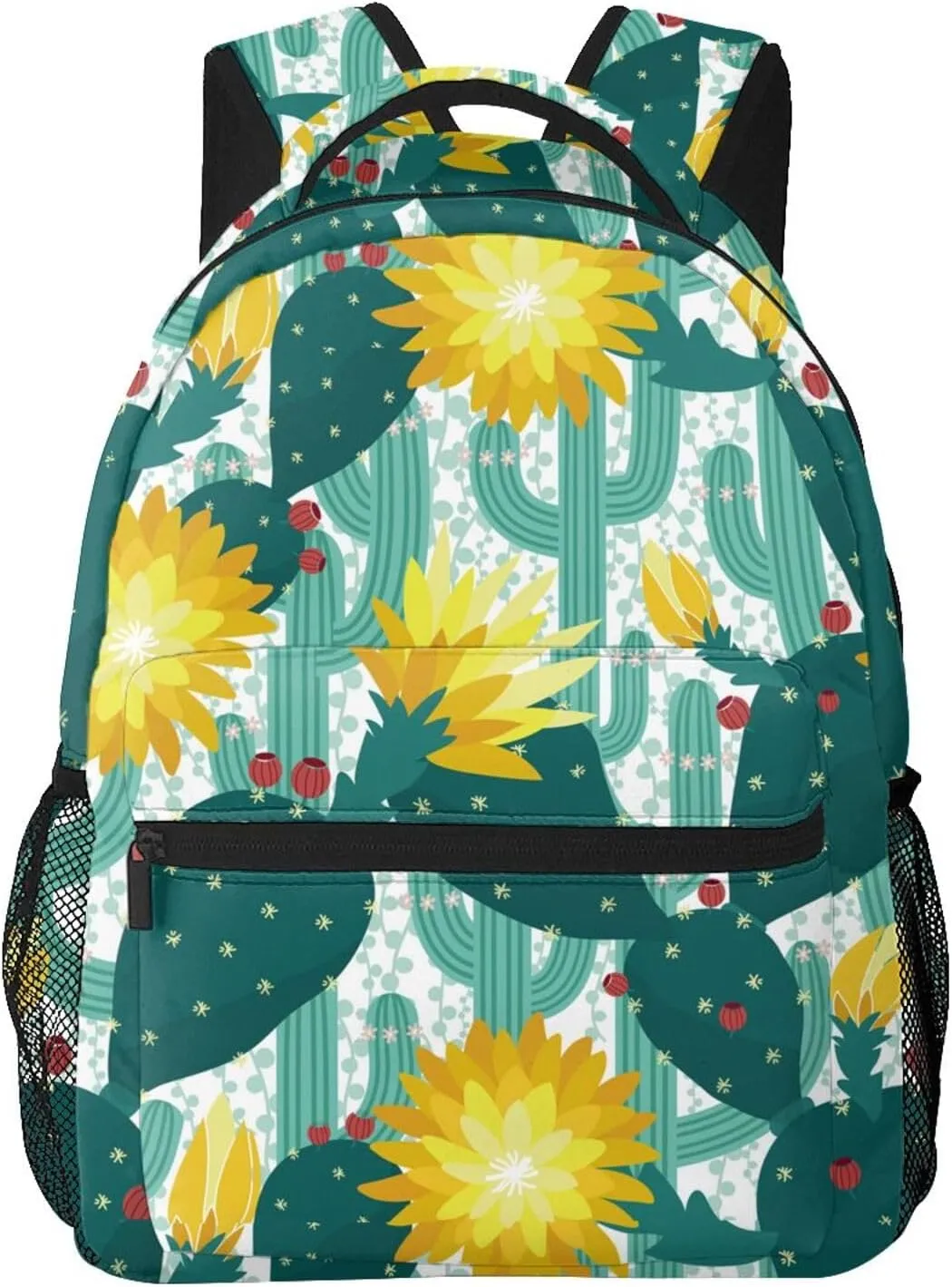 Cactus Backpack Succulent Laptop Backpacks Travel Hiking Camping Bag Plants Bag Casual Daypack Backpack