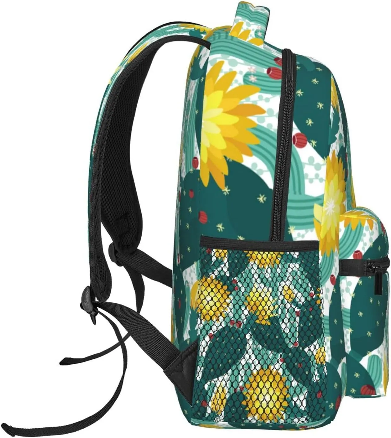 Cactus Backpack Succulent Laptop Backpacks Travel Hiking Camping Bag Plants Bag Casual Daypack Backpack