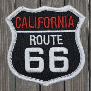 California Route 66 Embroidered Patch — Iron On