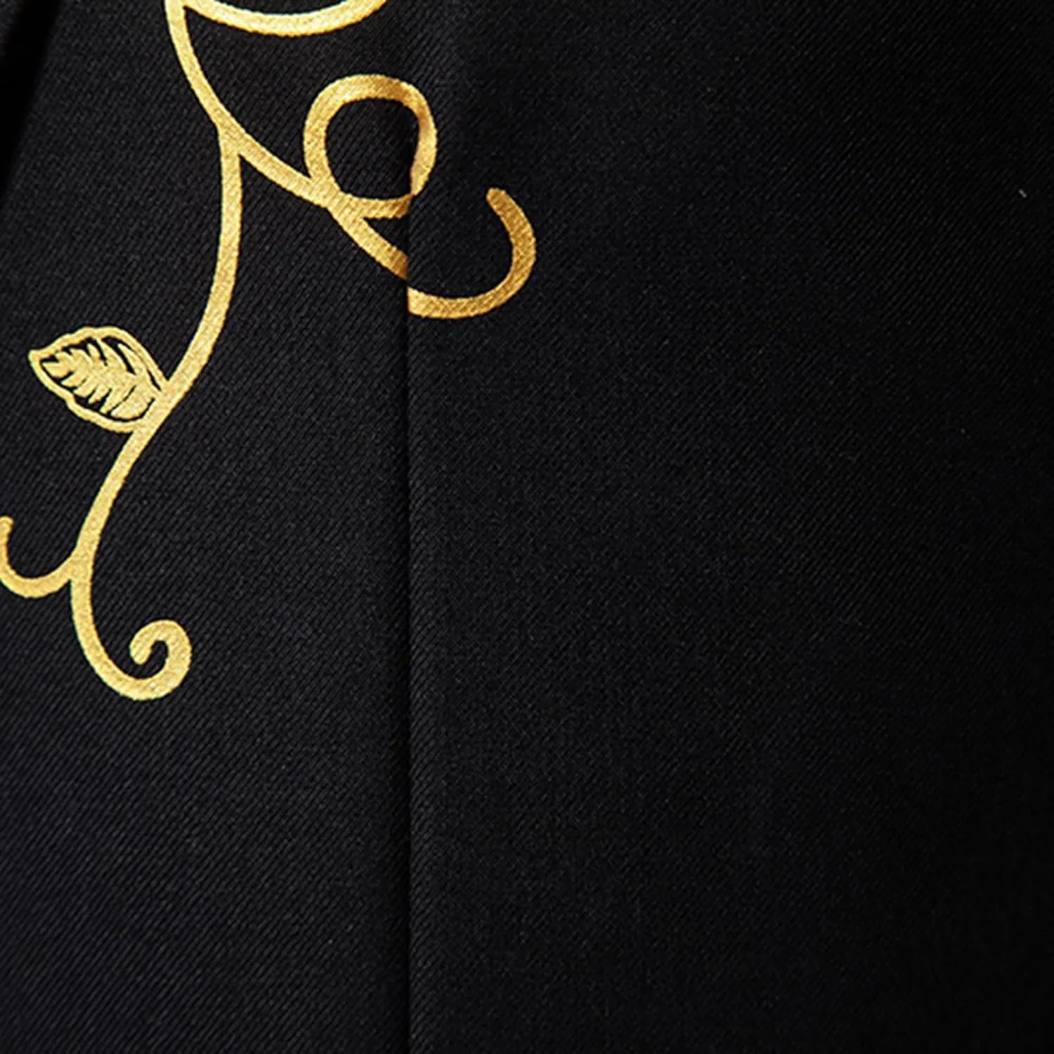 Cambkatl Mens Luxurious Gold Bronzing Blazers Slim Fit Long Sleeve Suit Jacket Sport Coats for Wedding Formal Business