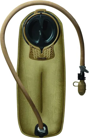 CamelBak Mil Spec Antidote 100oz/3L Long Reservoir - Tactical Hydration Bladder - Leak-Proof Water Bladder - BPA-Free, Brown