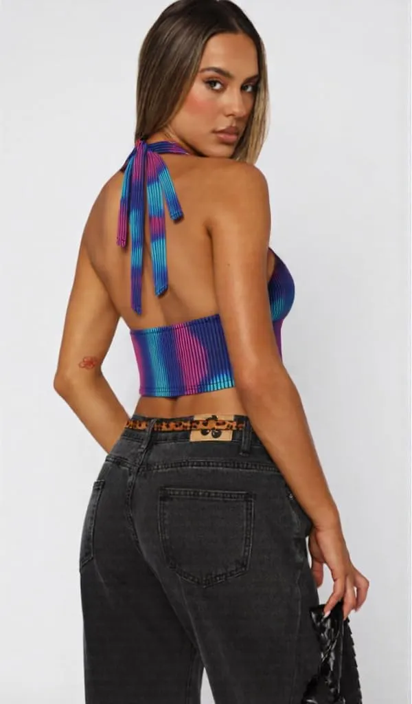 CAPE CLIQUE Rave Outfits for Womens Y2K Rave Tops Sexy Going Out Body Print Baby tee Summer Festival Sleeveless Cami Tank Top