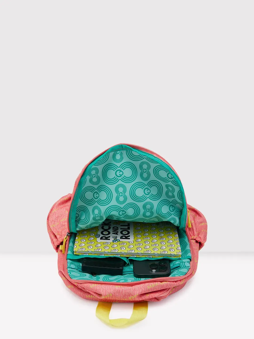 Caprese Zoe Medium Peach Backpack