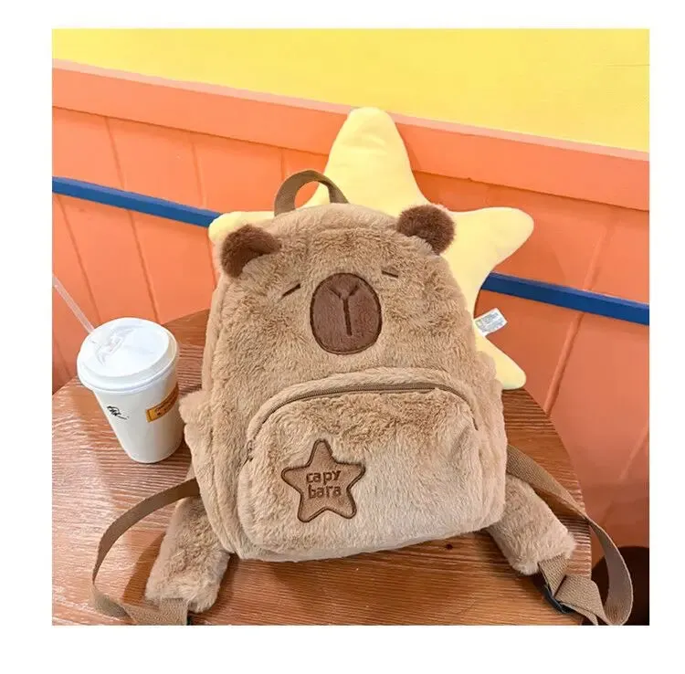 Capybara Plush Backpack