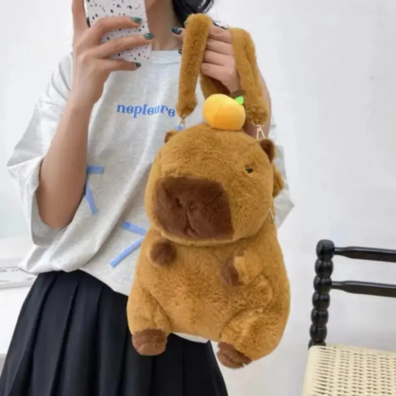 Capybara Plush Backpack
