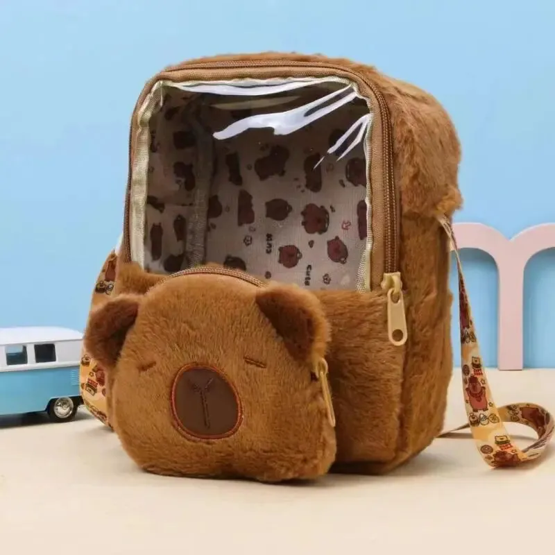 Capybara Plush Backpack