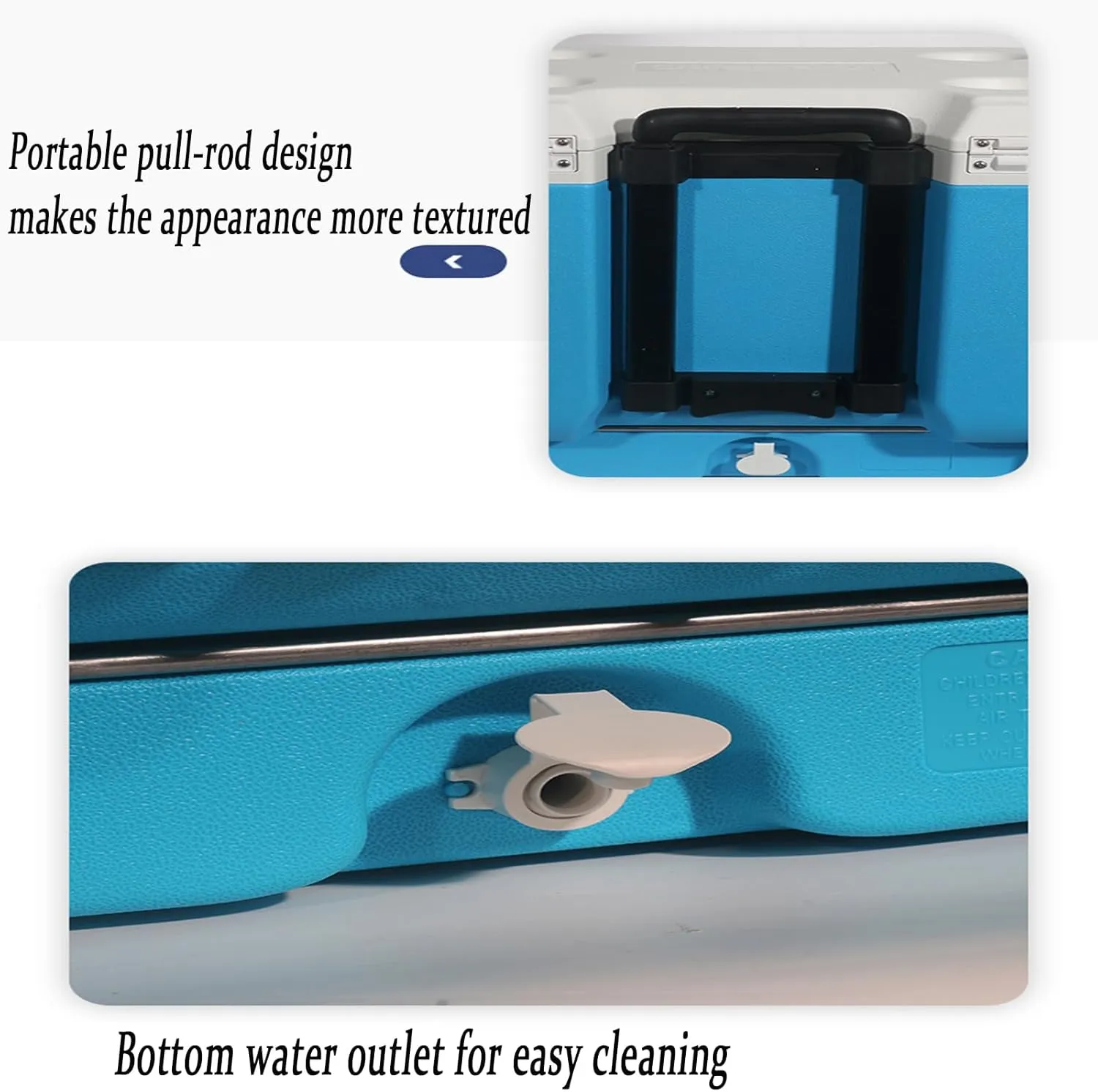 Car Camping Coolers for Nissan Navara/Titan/Versa Drive Modelo, Leak Proof Cooler, Portable Lightweight Ice Chest Box, Compartments Waterproof Insulated Bag