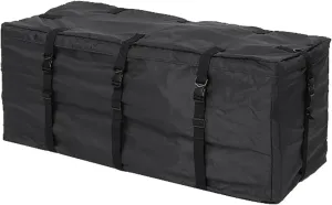 Car Roof Duffel Bag Protective Luggage Bag Rooftop Carrier Black Storage Travel SUV Van Black
