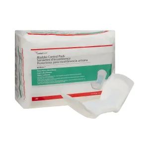 Cardinal Bladder Control Pad Sure Care 4 X 14-1/2 Inch Heavy Absorbency Polymer Core One Size Fits Most Bag