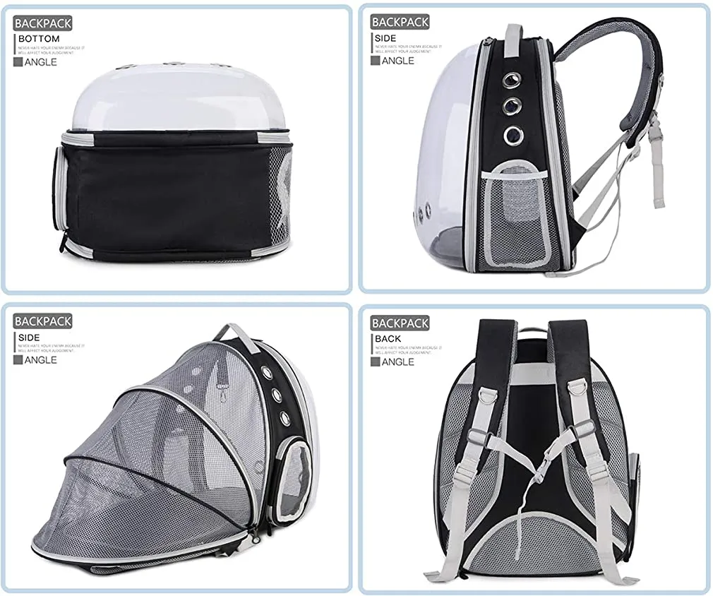 Cat Carrier Backpack Expandable Tent Bed