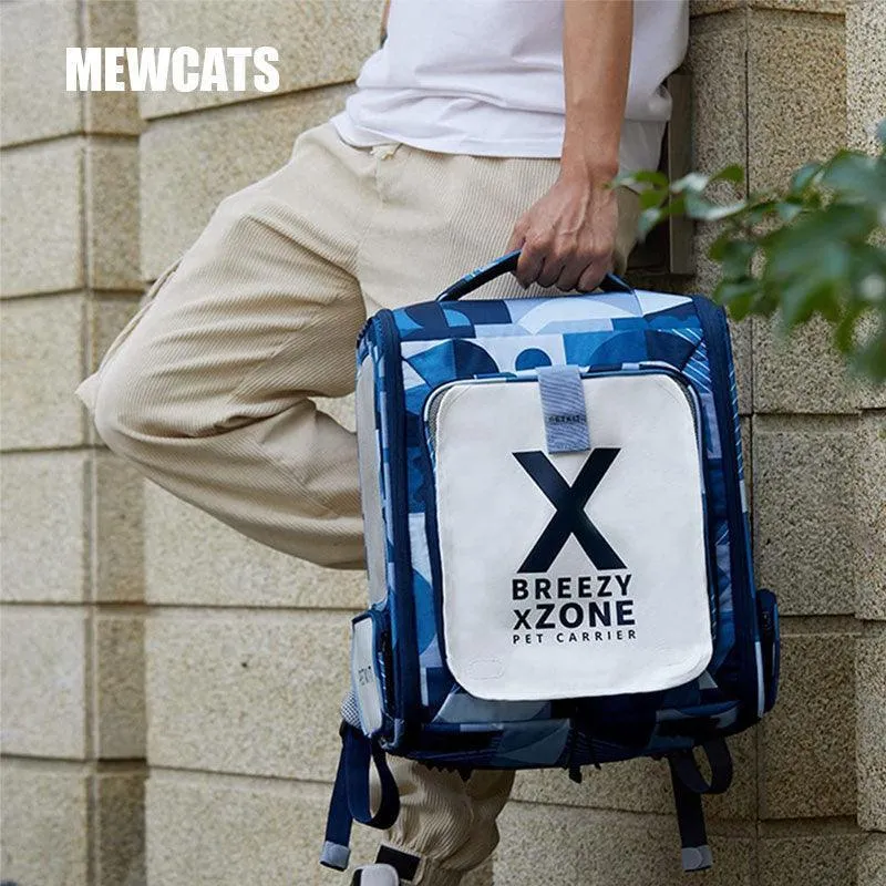 Cat Carrier Backpack Foldable Expandable 2 Color Bag