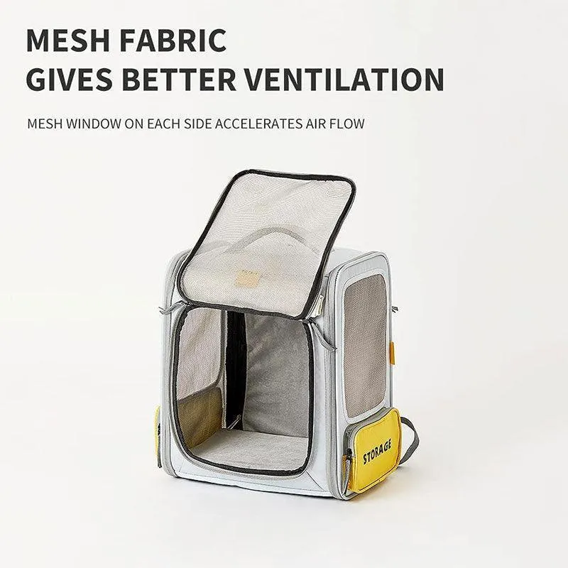 Cat Carrier Backpack Foldable Expandable 2 Color Bag
