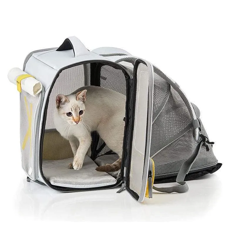 Cat Carrier Backpack Foldable Expandable 2 Color Bag