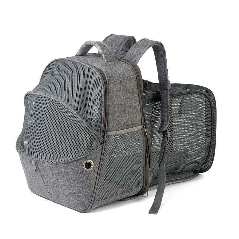 Cat Carrier Bag Foldable 4 Color Expandable Backpack