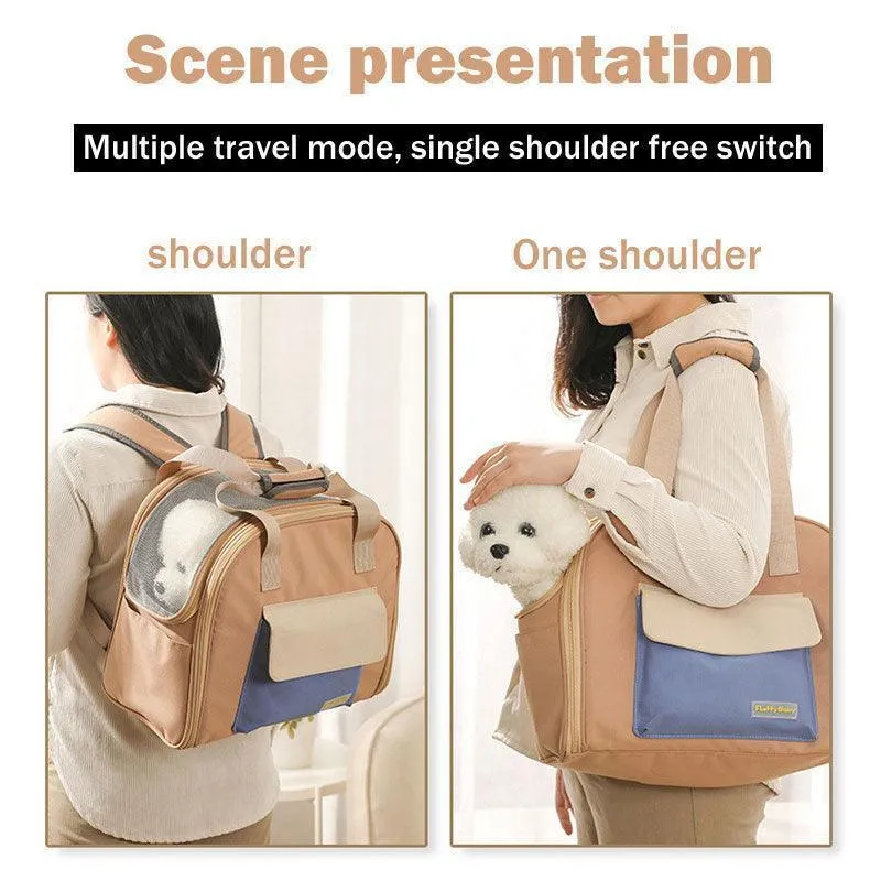 Cat Carrier Bag Foldable Expandable Tote 3 Color Handbag