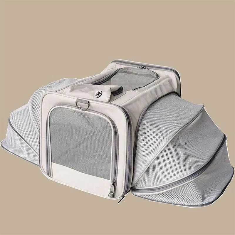 Cat Carrier On Wheels Tote Expandable 3 Style Rolling Luggage