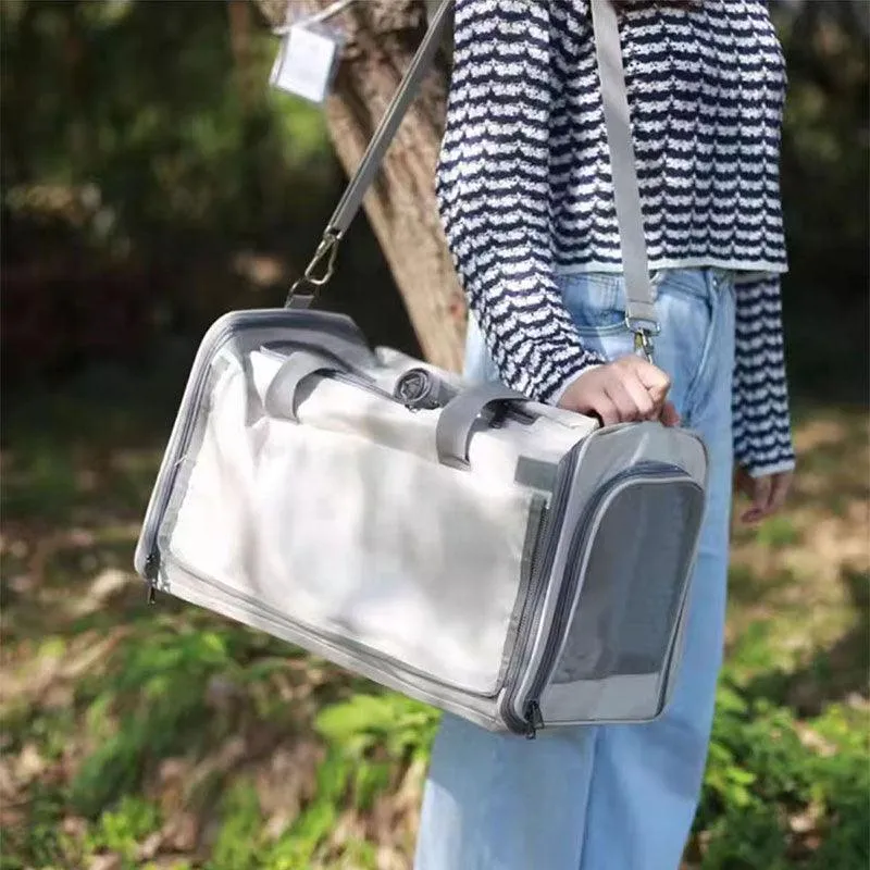 Cat Carrier On Wheels Tote Expandable 3 Style Rolling Luggage