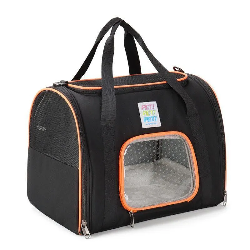 Cat Carrier Shoulder Bag Expandable Tote Foldable Pet Handbag