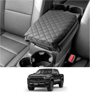 CDEFG 2023 2024 2025 Colorado Canyon Center Console Cover for 2023-2025 Chevy Colorado/GMC Canyon Armrest Cover Middle Console Pad Consola Cover 2025 2024 Colorado Canyon Truck Accessory