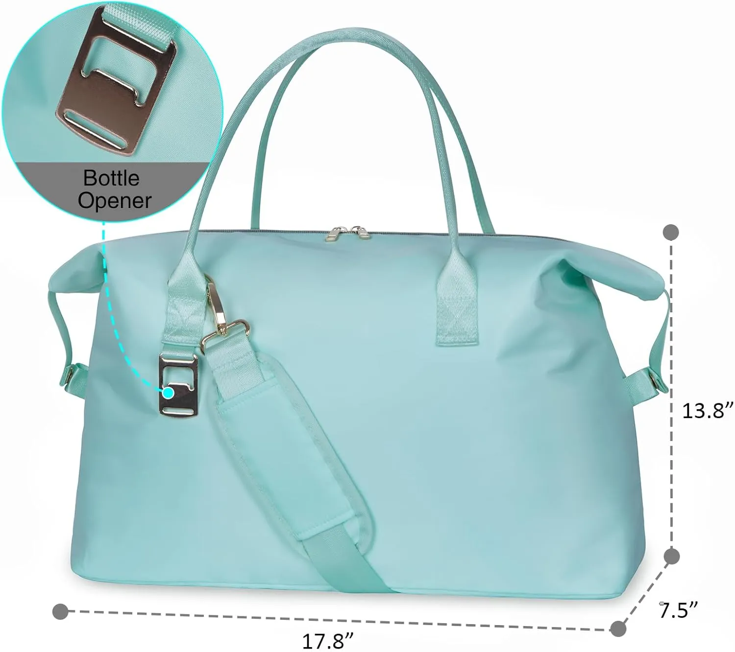 Ceneda Large Cooler Bag 40 Can Insulated Soft Cooler Leakproof Cooler Tote Bag Beach Travel Camping Lunch Bag for Women and Men