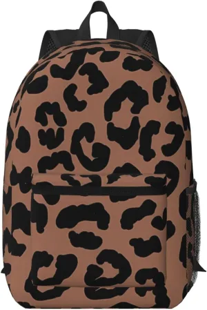 Cheetah aesthetic 17 Inch Backpacks Multipurpose Laptop Backpack Double Shoulder Bag for Men Women Gifts