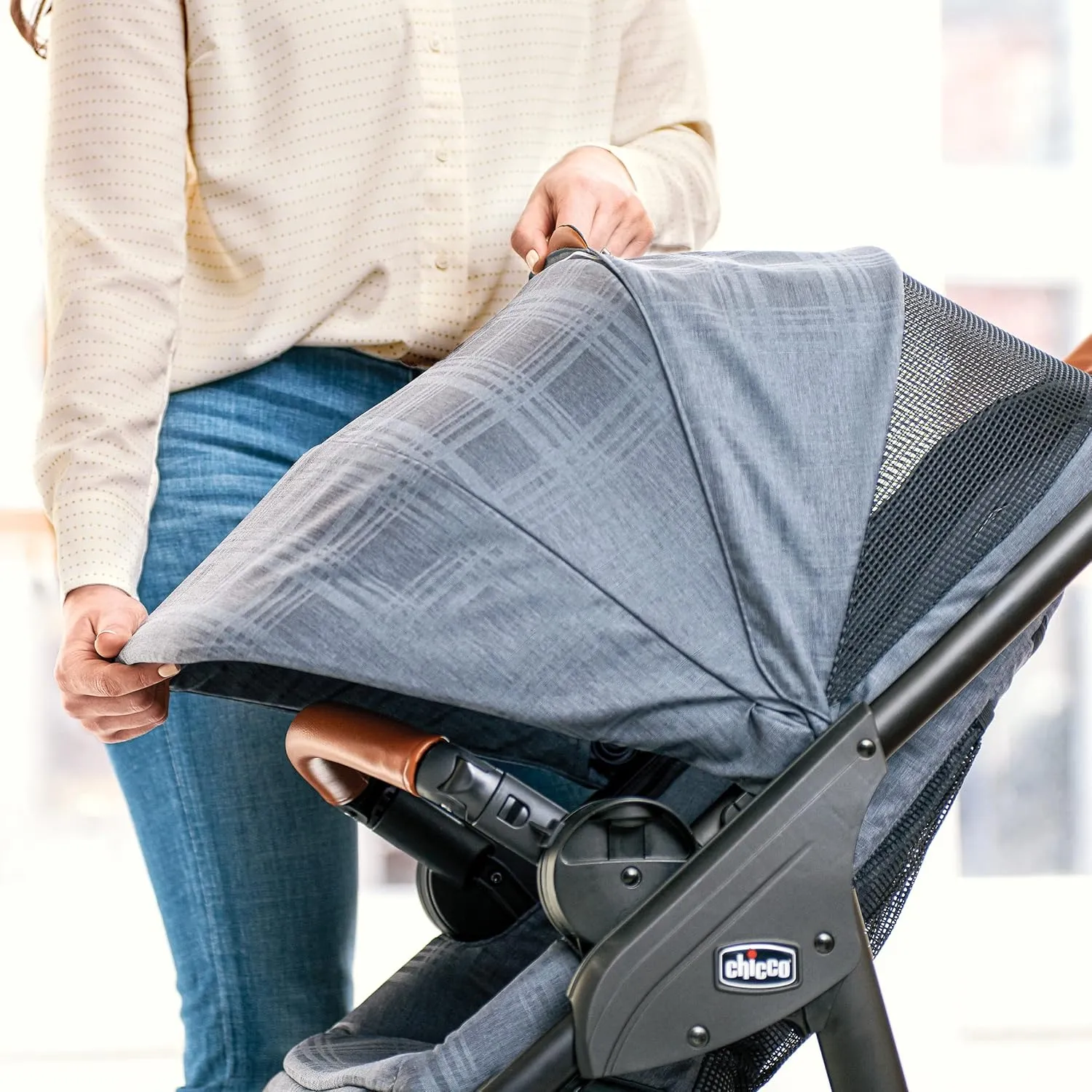 Chicco Modular Travel System - Corso LE Stroller, KeyFit 35 Infant Car Seat and Base - Stroller and Car Seat Combo in Veranda/Grey