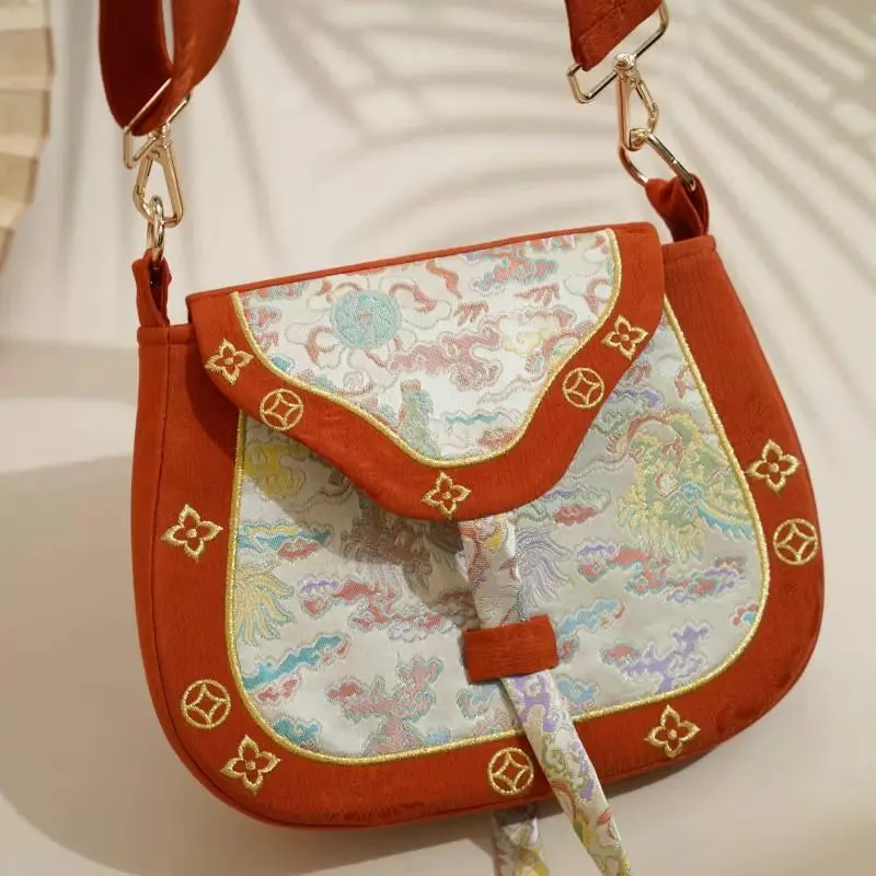 Chinese New Year Crossbody Merchant Bag for Women