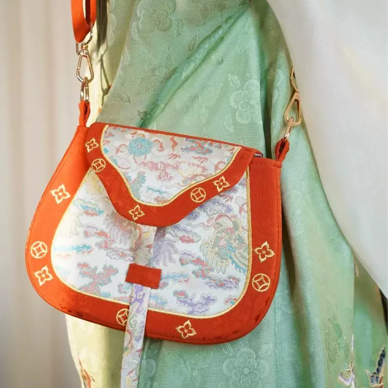 Chinese New Year Crossbody Merchant Bag for Women