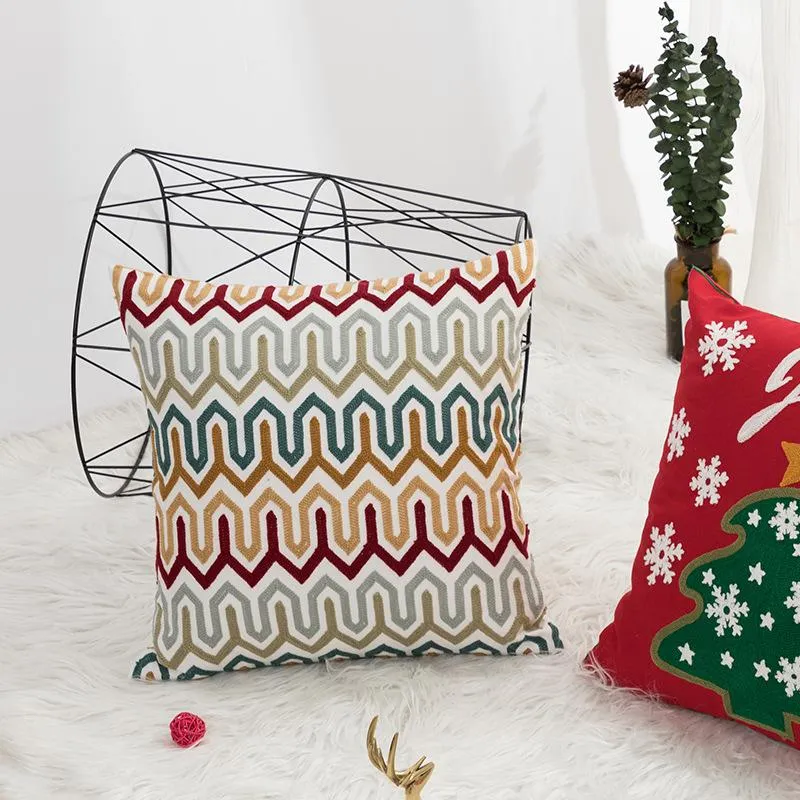 Christmas Embroidered Pillowcase
