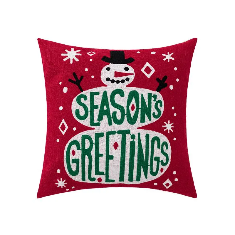 Christmas Embroidered Pillowcase