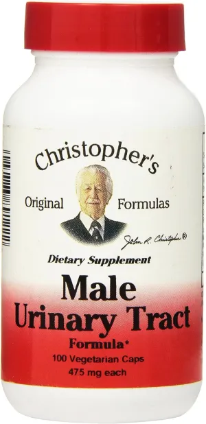 Christopher’s Original Formulas Male Urinary Tract Support Supplement – Kidney & Prostate Health – 100 Capsules