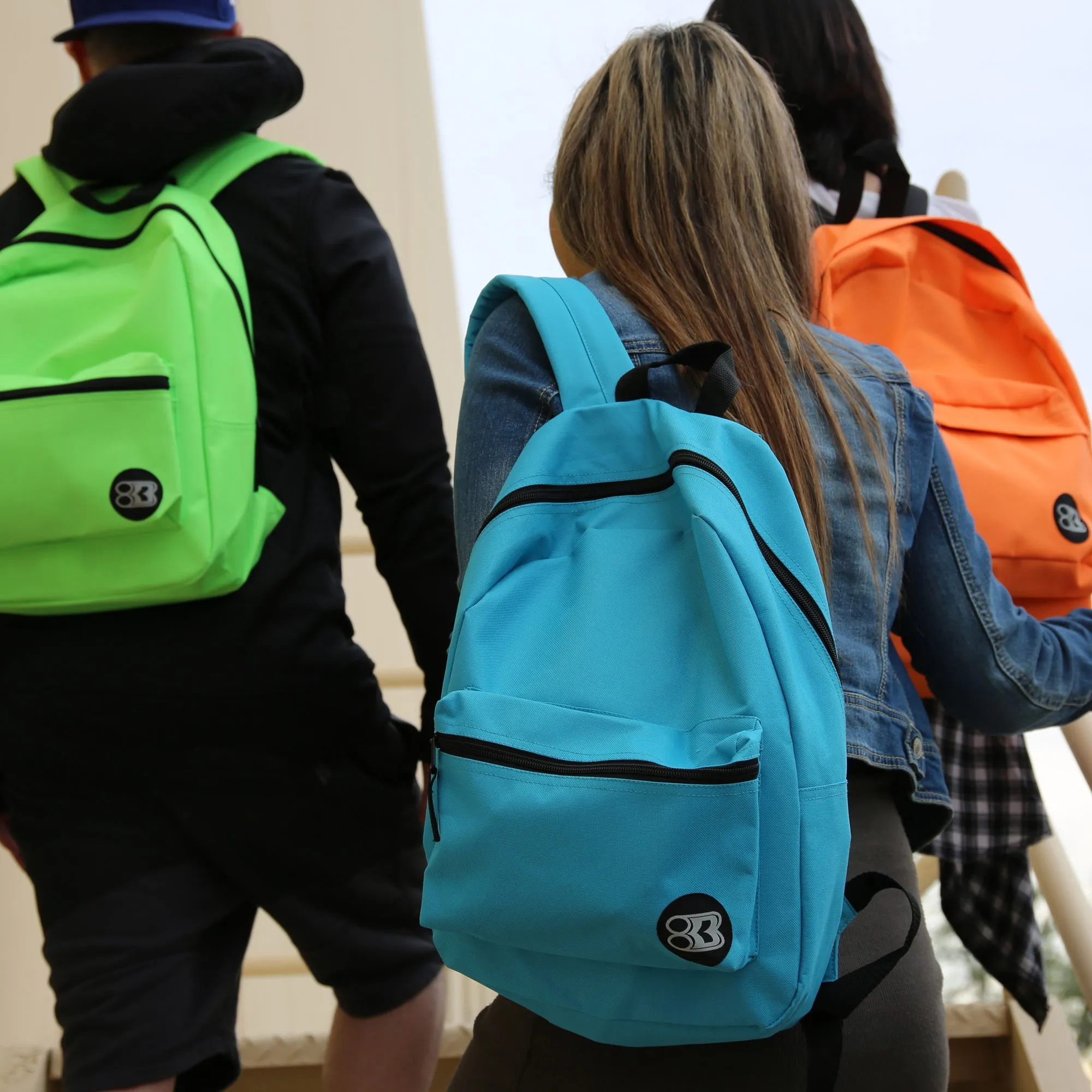 Classic 17" Black Backpack