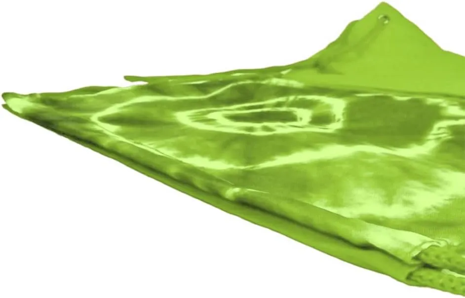 Closeout Services Corp. Wholesale Bulk Lot of 30 Vibrant Tie-Dyed Polyester Cinch Sack Backpacks, Open Cargo Design with Durable Rope Straps for Gym, Travel, and Events - Lime Green