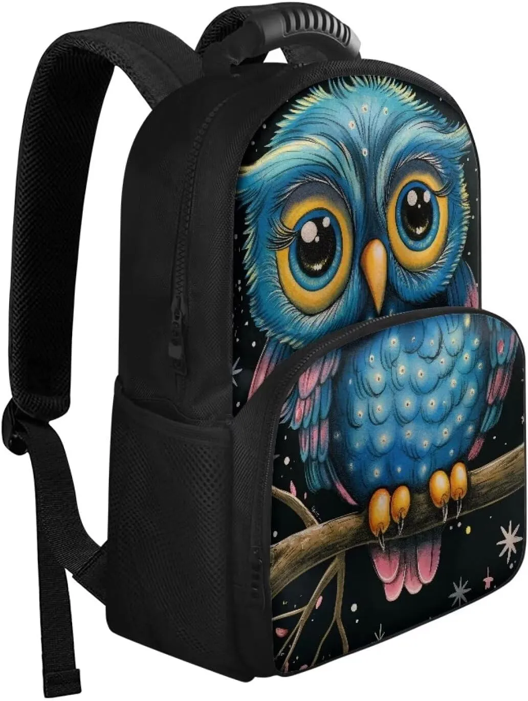 COEQINE Owl Backpack for Grade Backpack Women Kawaii Animal Backpack With Lunch Compartment Keep Warm Protector Laptop Books Shoulder Bag Fit Graduate Gift