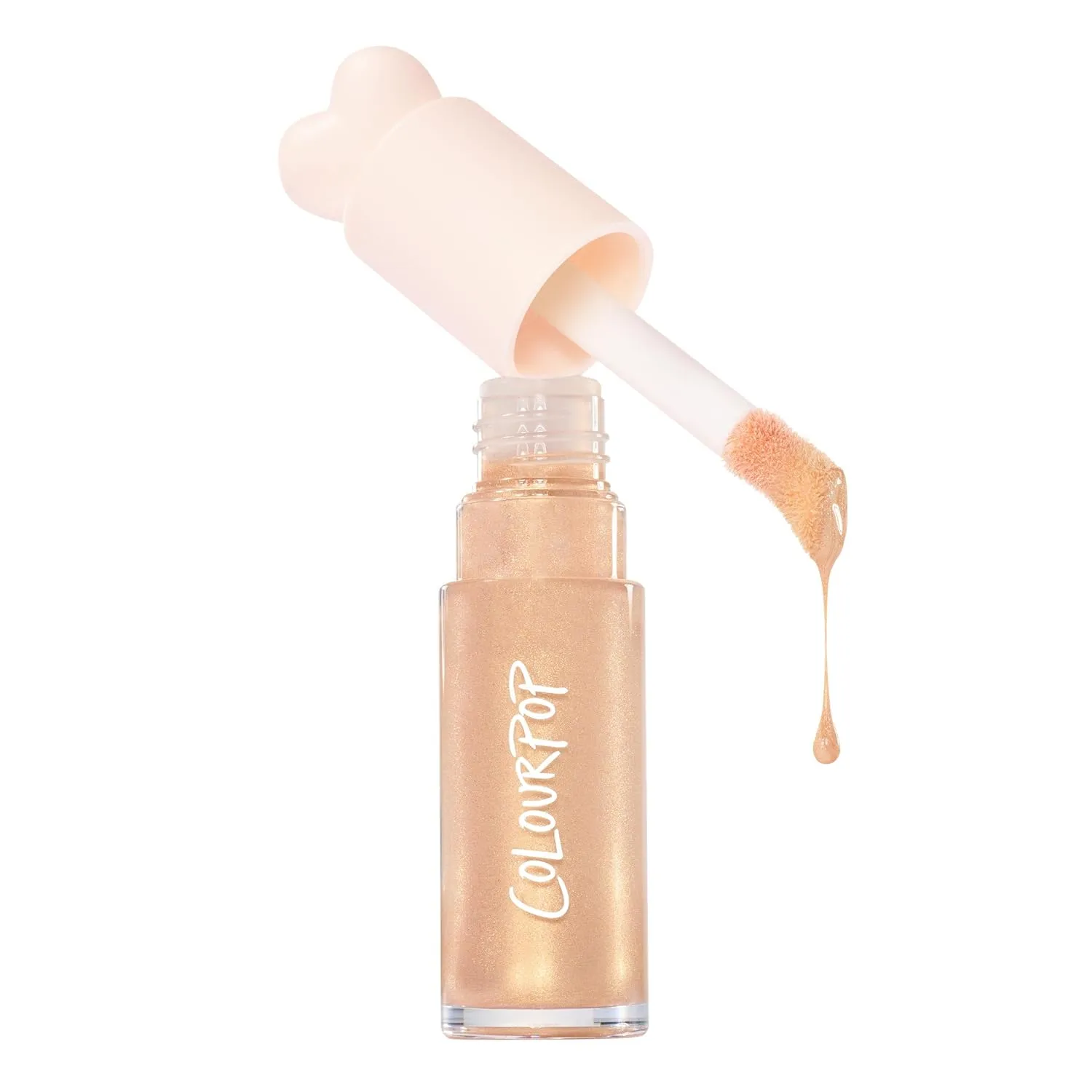 ColourPop Hi-Lite Dewy Liquid Highlighter - Ultra-Reflective Face & Body Illuminator with Hydrating Hyaluronic Acid & Niacinamide for a Weightless & Blendable Glow - Immediately Yes (0.38 oz)