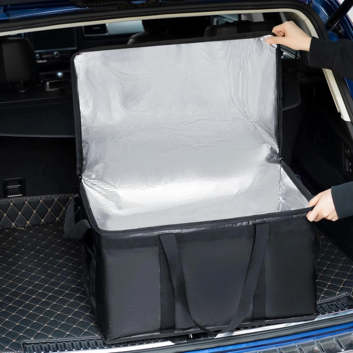 Commercial Lightweight Insulated Delivery Bag Carrier XXXL 23"X14"15" (2 Packs)